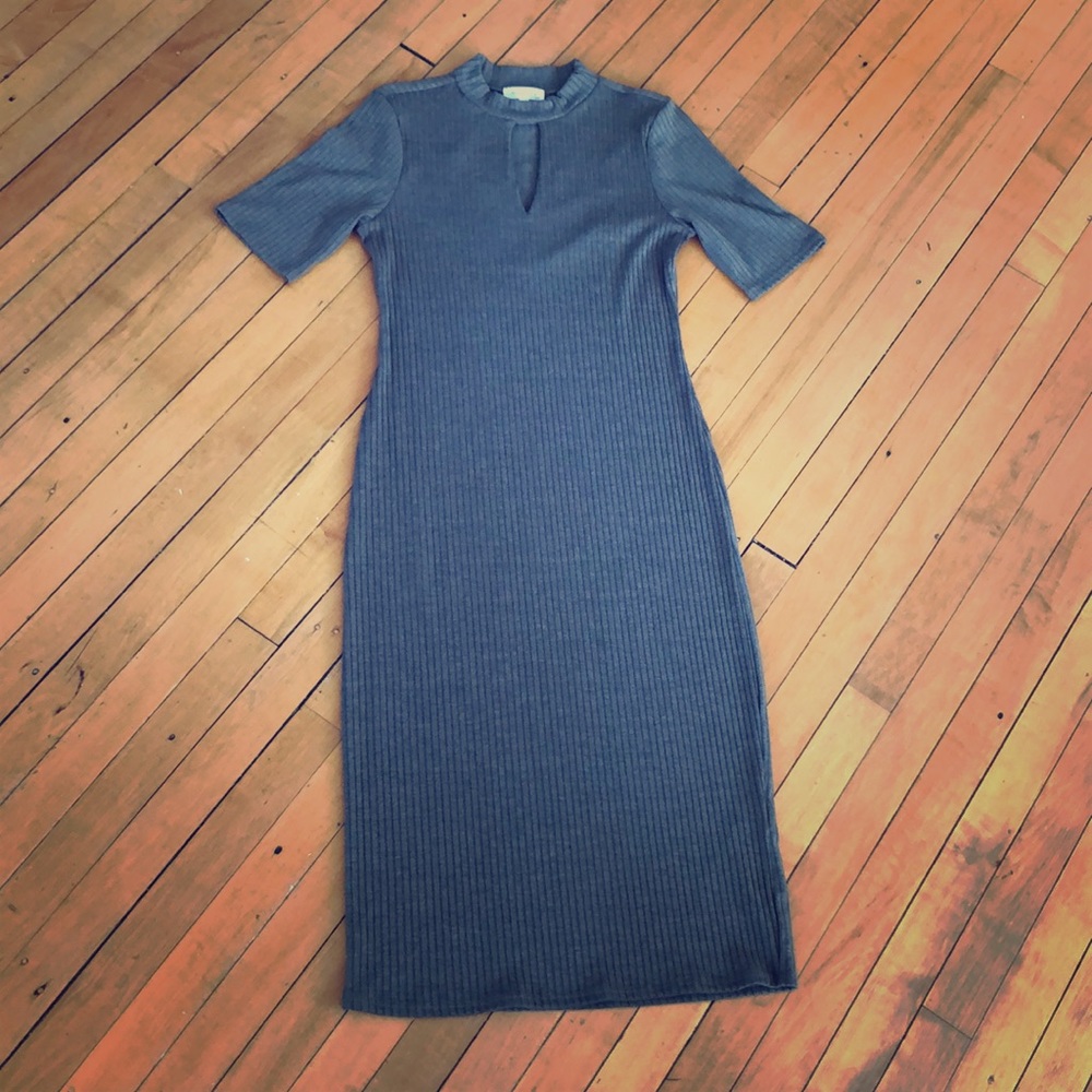 Green Monteau Dress